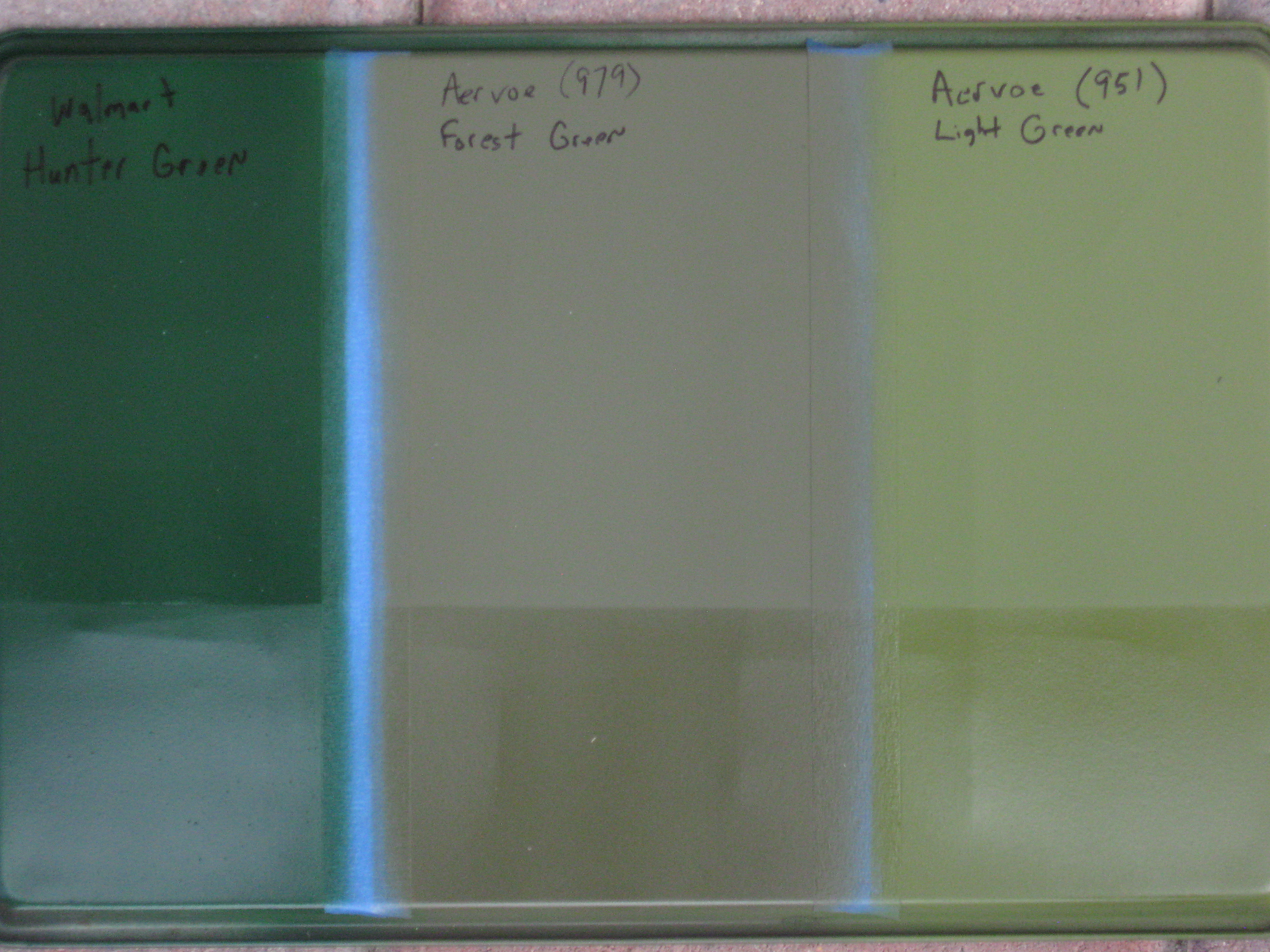 Hunter Green Color Chart