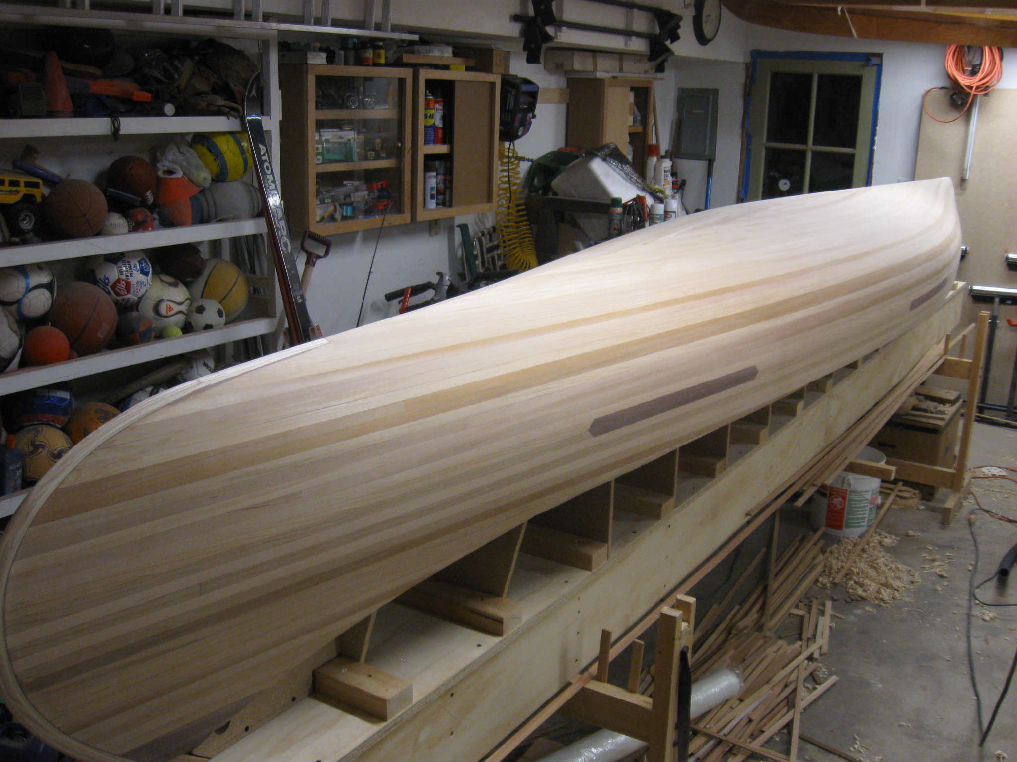eureka 155 - canoe build / build progress logs / fyne boat